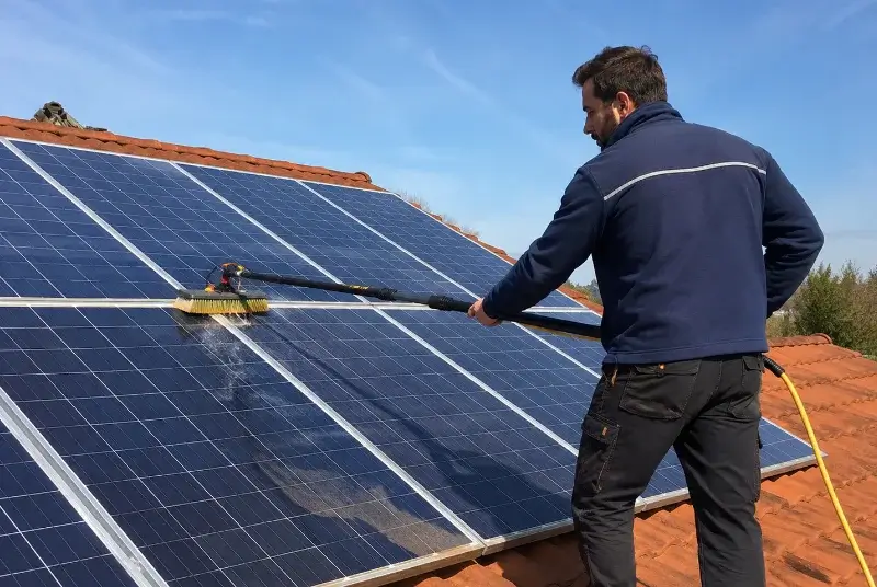 Nettoyage et entretien de panneaux solaires à Saint-Féliu-d'Avall