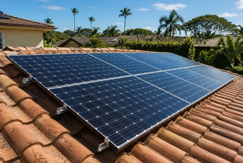 Installation de panneaux solaires à Saint-Féliu-d'Avall